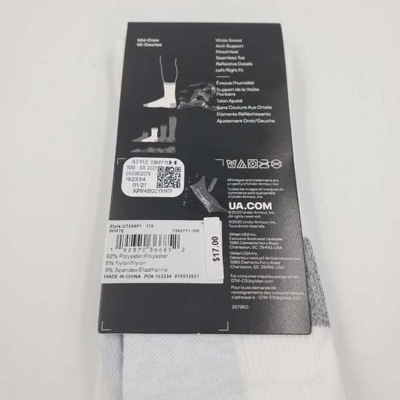 Under Armour ArmourDry Running Socks - Picture 4 of 4